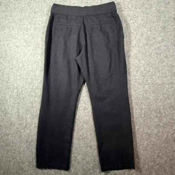 Spanx Womens Perfect Pant Slim Straight Ponte Knit Navy Stripe Sz 1x Tall Comfy - Picture 2 of 12